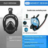 Adult Snorkel Mask Double Breathing System